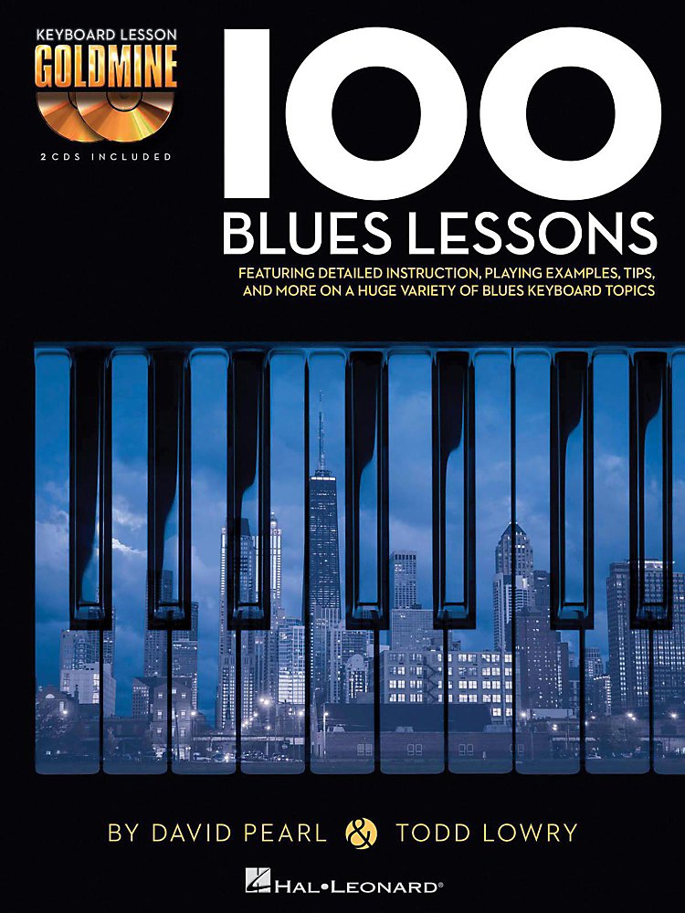 Hal Leonard - 100 Blues Lessons - Keyboard Lesson Goldmine Series Book/2-CD Pack