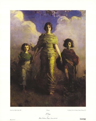 Virgin - by Abbott Handerson Thayer, Art Print