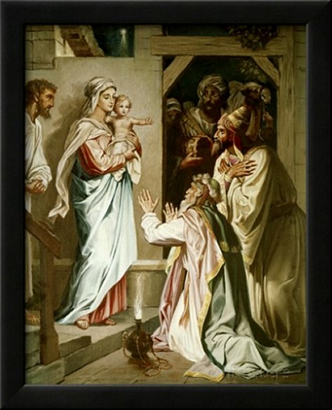 Adoration of the Magi by Heinrich Hofmann