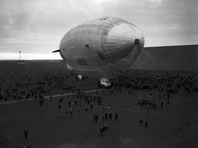 Airship Norge at Pulham 1926 - Airship Art Print