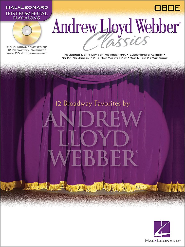 Hal Leonard - Andrew Lloyd Webber Classics for Oboe Book/CD