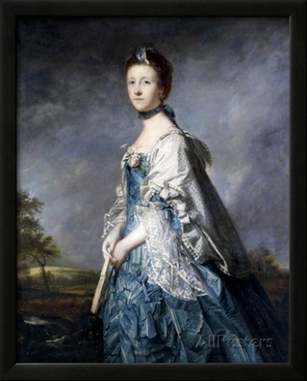Anne, Countess Winterton, Wearing a Blue Dress, by Sir Joshua Reynolds