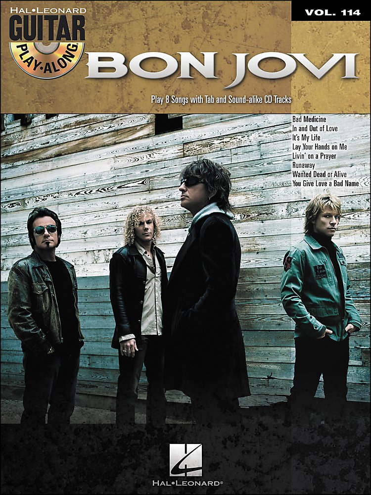 Hal Leonard - Bon Jovi - Guitar Play-Along Volume 114 (Book/Cd)
