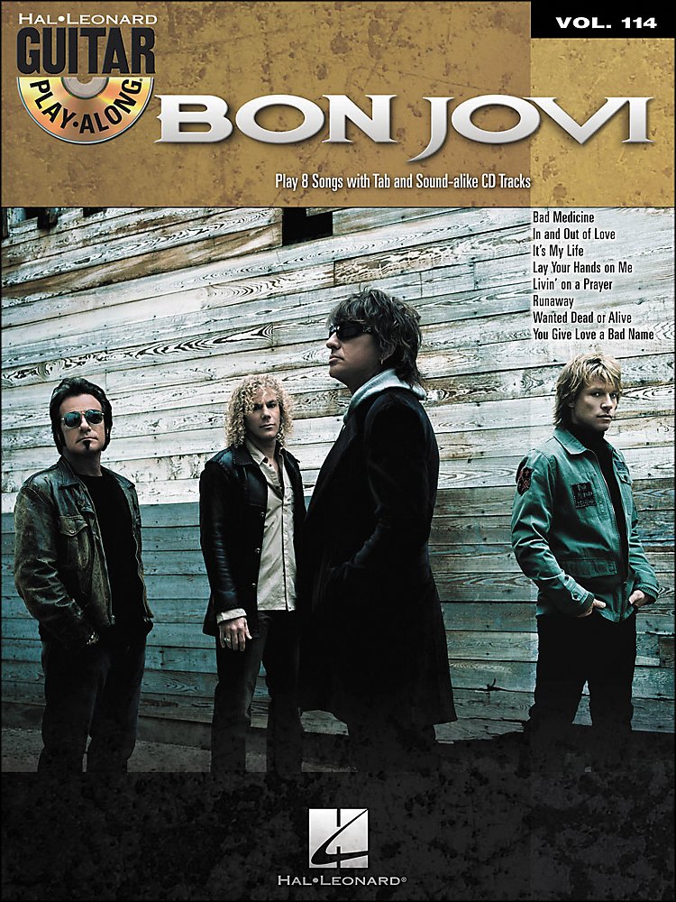 Hal Leonard - Bon Jovi - Guitar Play-Along Volume 114 (Book/Cd)