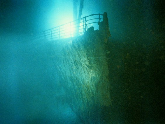 Bow Railing of the RMS Titanic