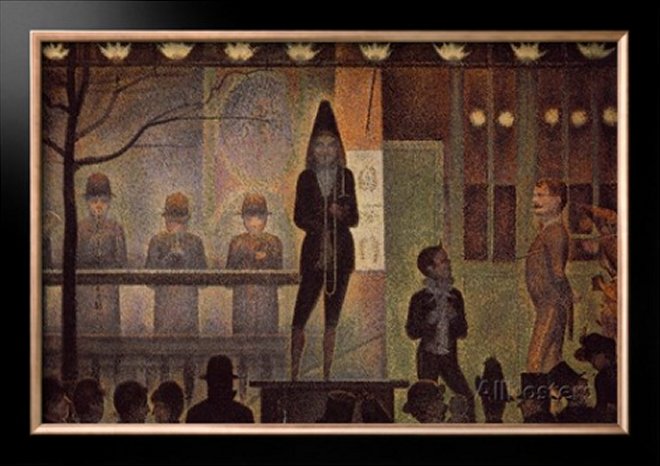 Circus Sideshow by Georges Seurat