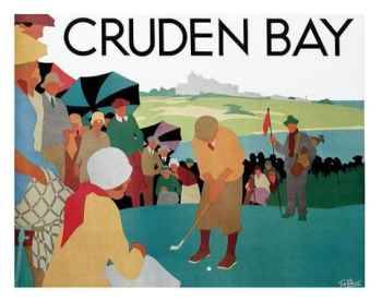 Golf in Art, Cruden Bay - Art Print