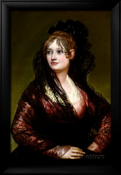 Dona Isabel De Porcel, Exh. 1805, by Francisco de Goya