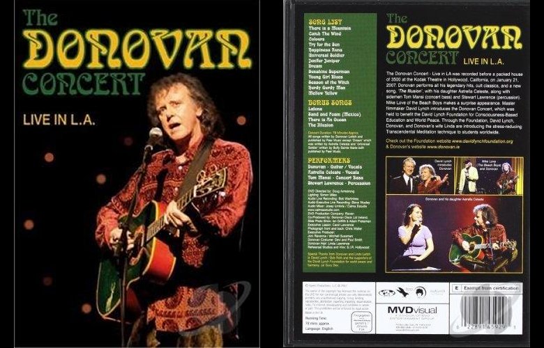 Donovan Concert Live in LA, DVD