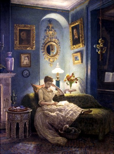 Evening at Home by Sir Edward John Poynter