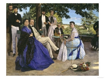 Family Portrait by Frederic Bazille, Art Print