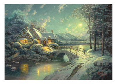 Christmas Moonlight by Thomas Kinkade