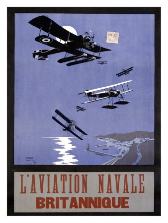 L'Aviation Navale - Britannique - Vintage Aviation Art Print