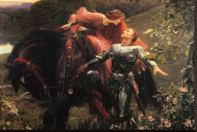 La Belle Dame Sans Merci by Frank Bernard Dicksee