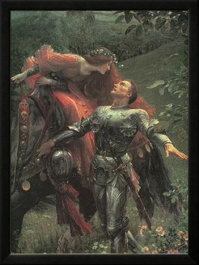 La Belle Dame Sans Merci by Frank Bernard Dicksee (detail)