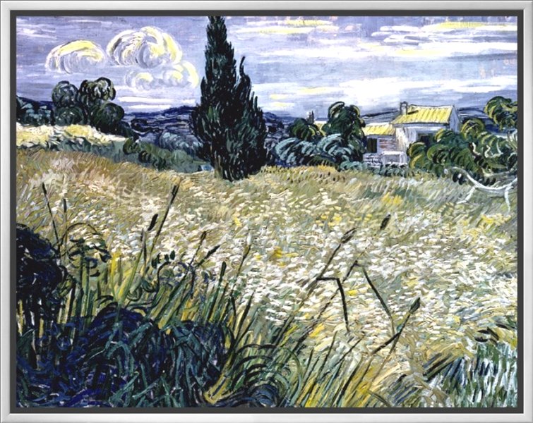 Landscape with Green Corn by Vincent van Gogh