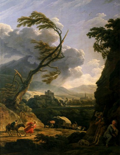 Midi Sur Terre, Le Coup De Vent (Gust of Wind), 1767 by Claude Josep Vernet