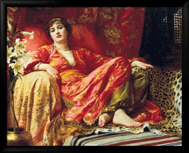 Leila, 1892 by Frank Bernard Dicksee