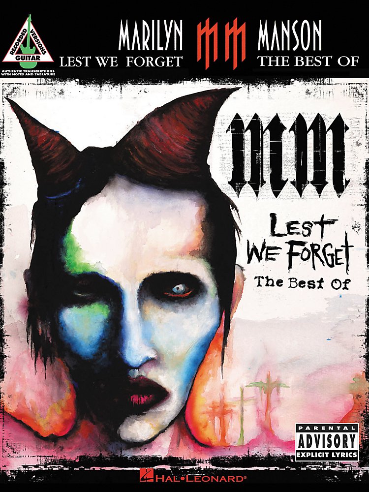 Hal Leonard - Marilyn Manson Lest We forget The Best of Guitar Tab Songbook