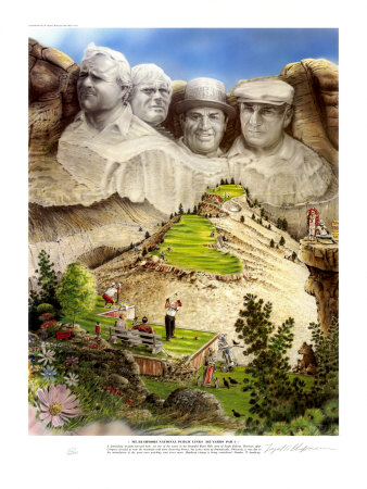 Fantasy Golf, Grand Canyon - Art Print