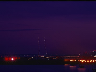 Airport Runway - Washington DC - Poster