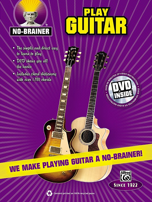 Alfred - No-Brainer Play Guitar Book & Cd