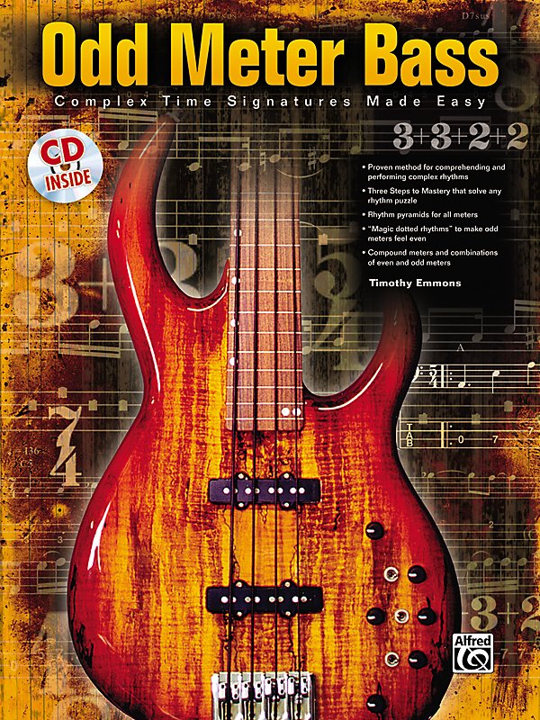 Alfred - Odd Meter Bass: Complex Time Signatures Made Easy - By Tim Emmons (Book/CD)