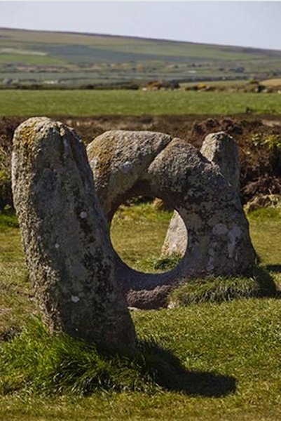 The Prehistoric Men-An-Tol, Near Penzance, Cornwall, Great Britain<