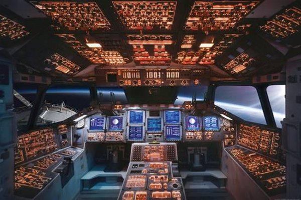 Space Shuttle Cockpit Columbia