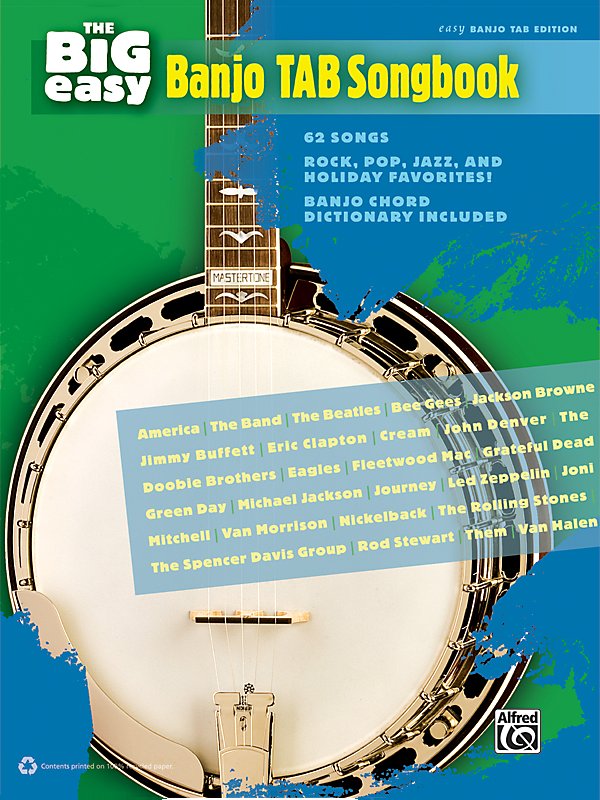 Alfred - The Big Easy Banjo TAB Songbook