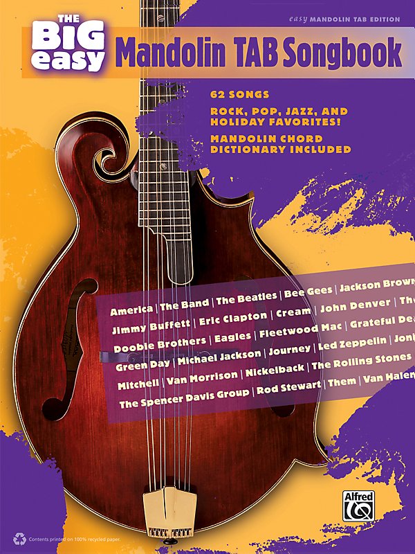 Alfred - The Big Easy Mandolin TAB Songbook