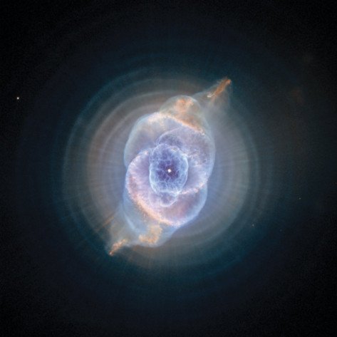 The Cat's Eye Nebula formed as an expiring sun