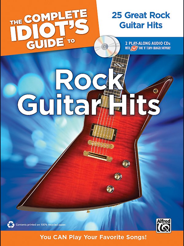 Alfred - The Complete Idiot's Guide to Rock Guitar Hits Tab Book/ 2 CDs
