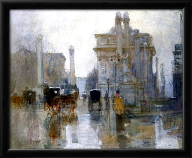 The Dewey Arch, c.1900 by Paul Cornoyer