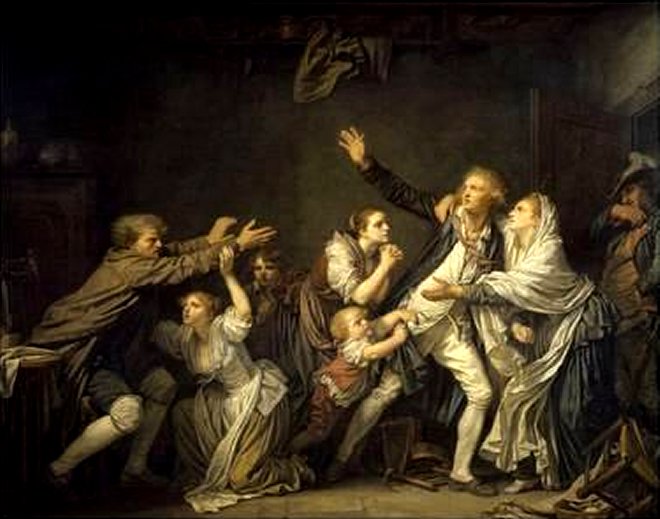 The Father's Curse or the Ungrateful Son 1777 by Jean Baptiste Greuze