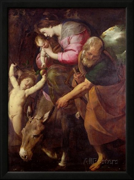 The Flight into Egypt, C.1600-10 by Giovanni Battista Crespi