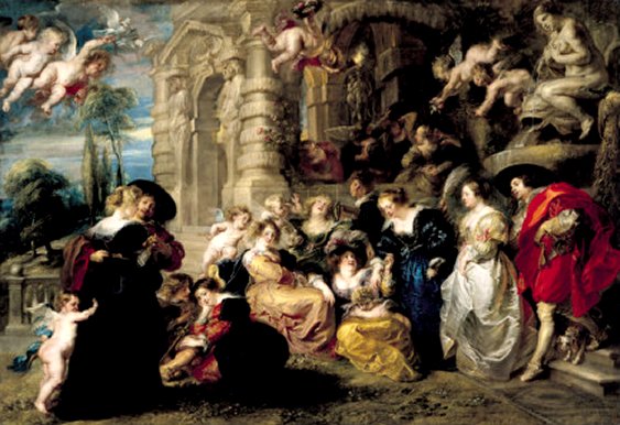 The Garden of Love, circa 1630-32 by Peter Paul Rubens