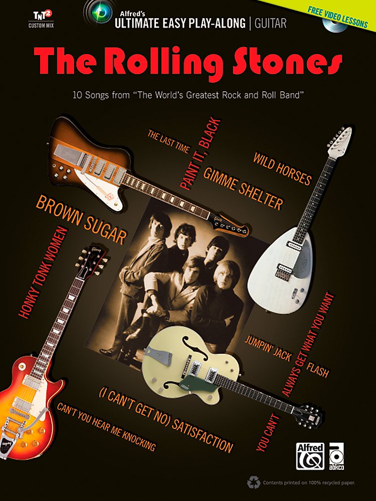 Alfred - The Rolling Stones - Ultimate Easy Guitar Play-Along (Book & Dvd)