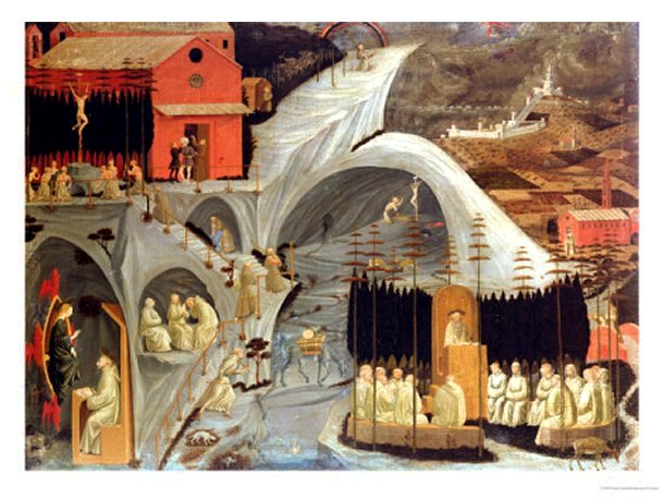 The Thebaid, c.1460 by Paolo Uccello