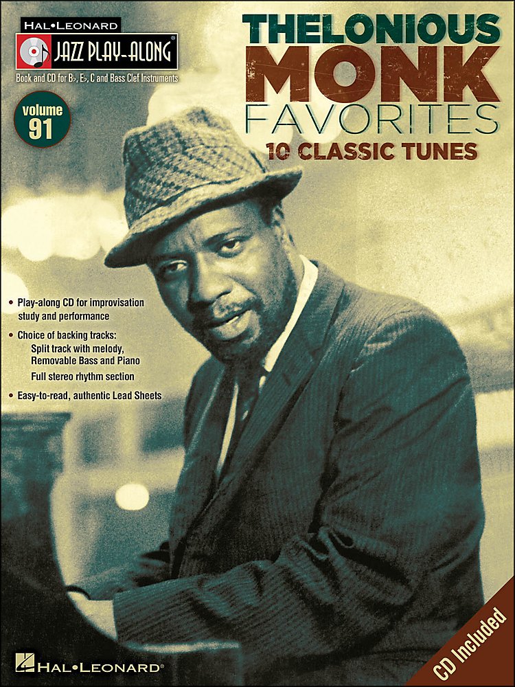 Hal Leonard - Thelonious Monk Favorites - Jazz Play-Along Volume 91 Cd/Pkg