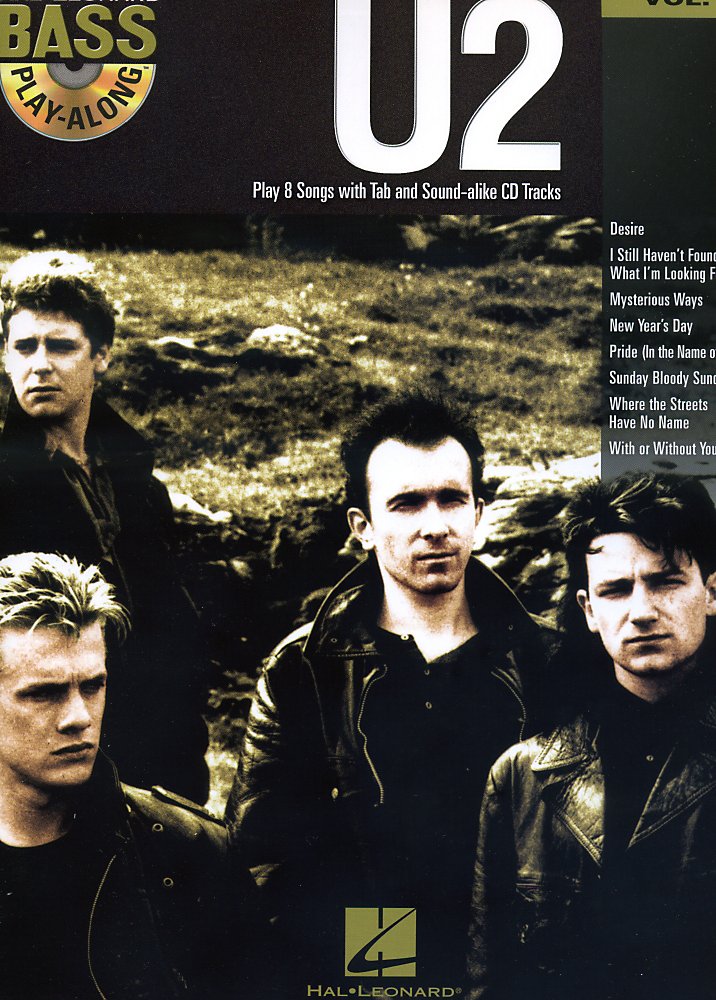 Hal Leonard - U2 Bass Play-Along Volume 41 Book/CD