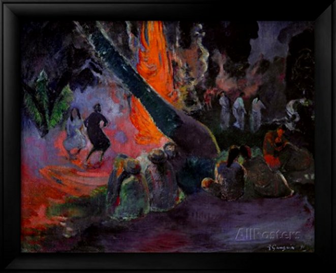 Upa Upa (The Fire Dance) 1891 by Paul Gauguin
