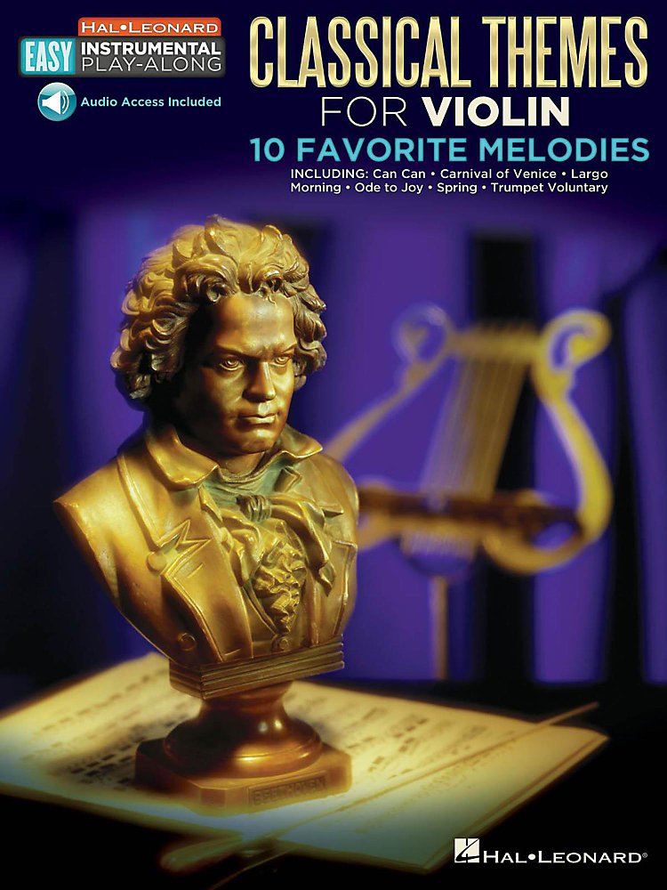 Hal Leonard Classical Themes - Violin - Easy Instrumental Play-Along Book With Online Audio Tracks