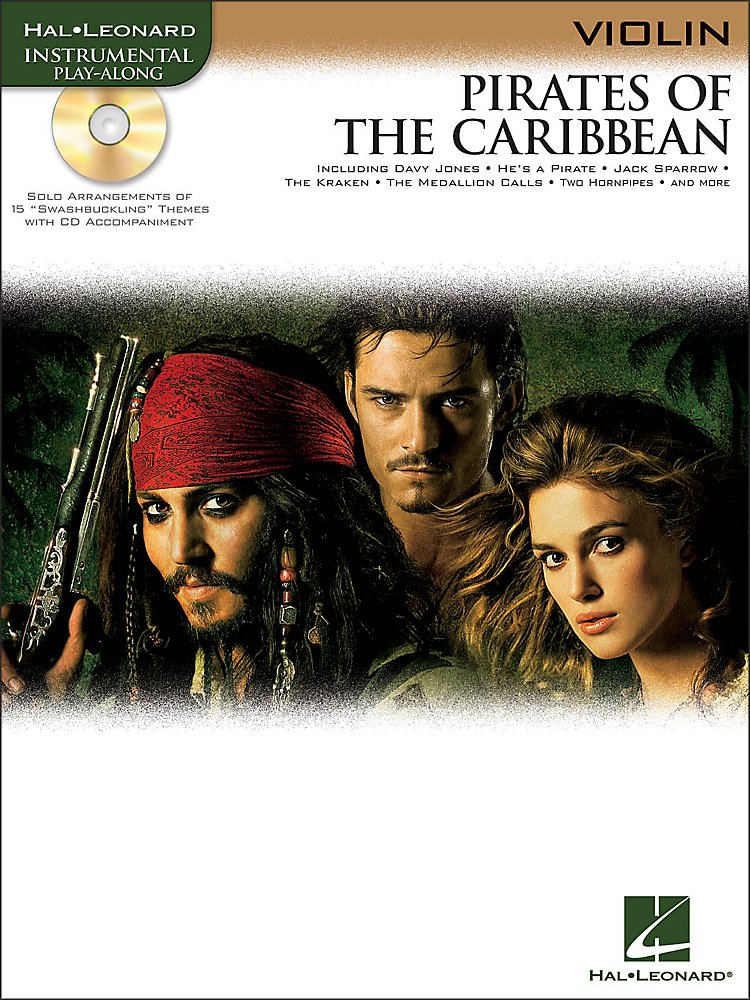 Pirates Of The Caribbean For Violin Instrumental Book/Cd