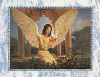 Angel with Dove by Tadiello