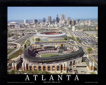 Atlanta Braves, Turner Field - Atlanta, Georgia, Art Print