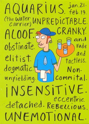 Aquarius - Astrology Poster