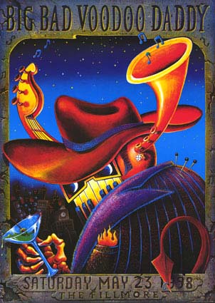Swing Poster - Big Bad Voodoo Daddy - Fillmore