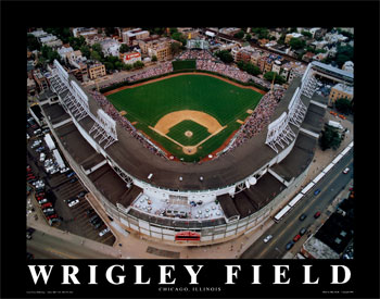 Chicago Cubs - Wrigley Field, Chicago, Illinois, Art Print