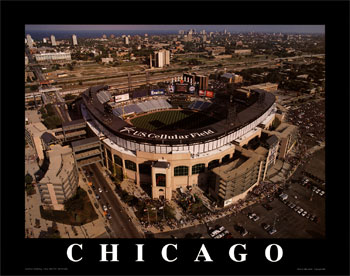 Chicago White Sox - U.S. Cellular Field, Art Print